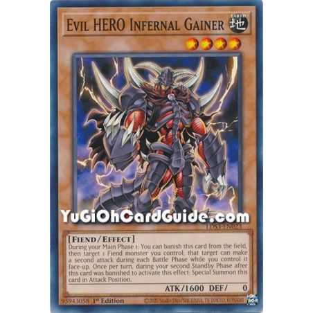 Evil HERO Infernal Gainer (Common) – Legendary Duelists Season 3 | Carta YUGIOH en México