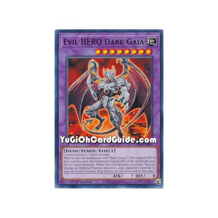 Evil HERO Dark Gaia (Common) – Legendary Duelists Season 3 | Carta YUGIOH en México