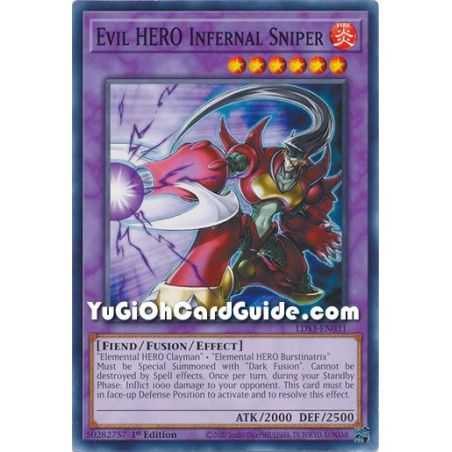 Evil HERO Infernal Sniper (Common) – Legendary Duelists Season 3 | Carta YUGIOH en México