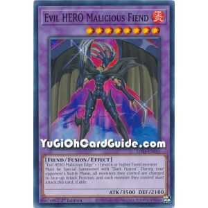 Evil HERO Malicious Fiend (Common) – Legendary Duelists Season 3 | Carta YUGIOH en México