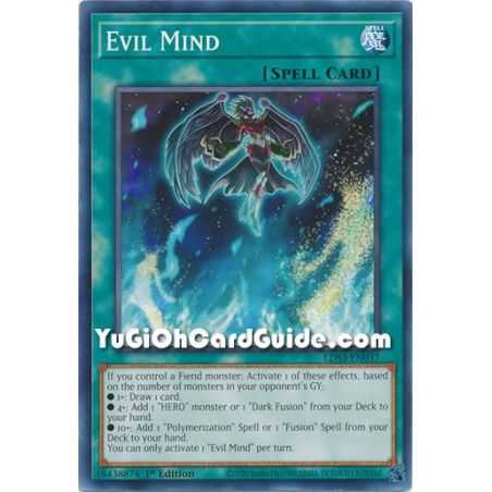 Evil Mind (Common) – Legendary Duelists Season 3 | Carta YUGIOH en México