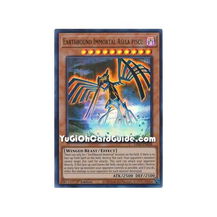 Earthbound Immortal Aslla Piscu (Ultra Rare) – Legendary Duelists Season 3 | Carta YUGIOH en México