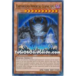 Earthbound Immortal Ccapac Apu (Common) – Legendary Duelists Season 3 | Carta YUGIOH en México