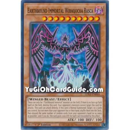 Earthbound Immortal Wiraqocha Rasca (Common) – Legendary Duelists Season 3 | Carta YUGIOH en México
