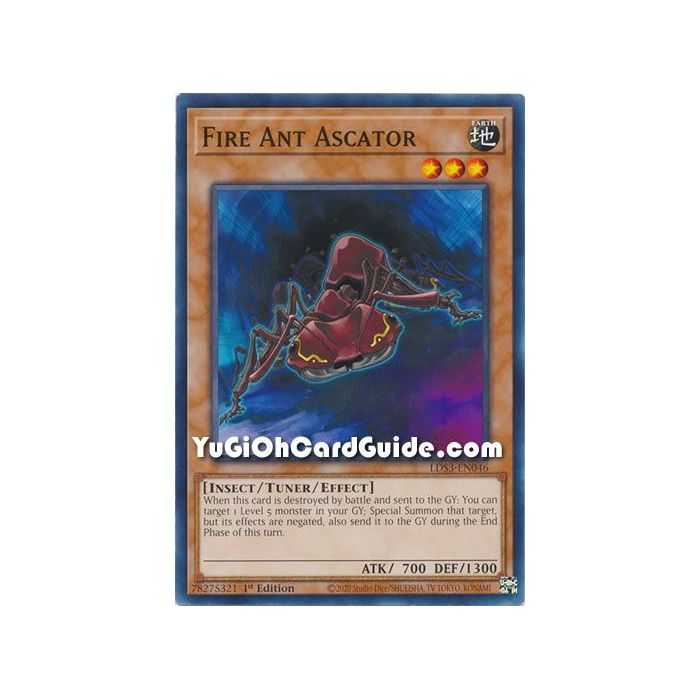 Fire Ant Ascator (Common) – Legendary Duelists Season 3 | Carta YUGIOH en México