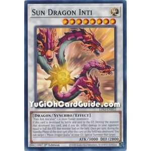 Sun Dragon Inti (Common) – Legendary Duelists Season 3 | Carta YUGIOH en México