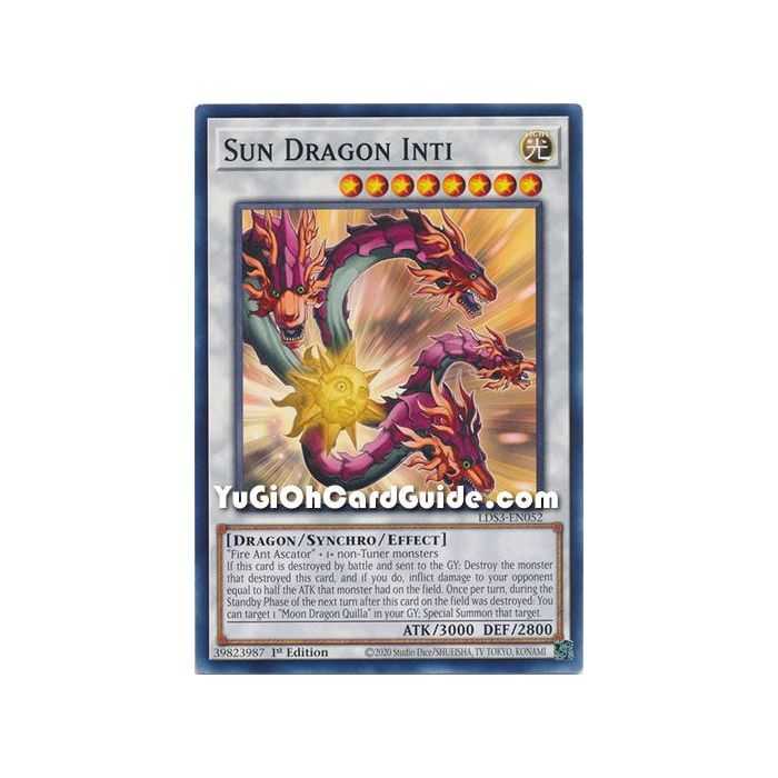 Sun Dragon Inti (Common) – Legendary Duelists Season 3 | Carta YUGIOH en México