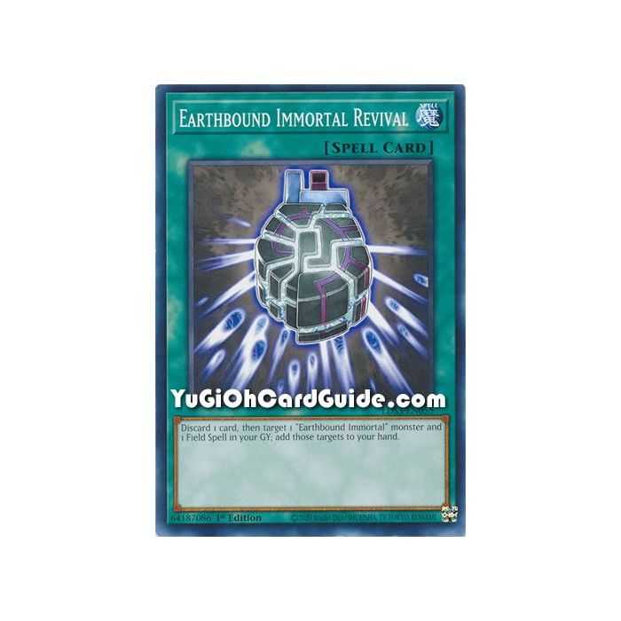 Earthbound Immortal Revival(Common) – Legendary Duelists Season 3 | Carta YUGIOH en México