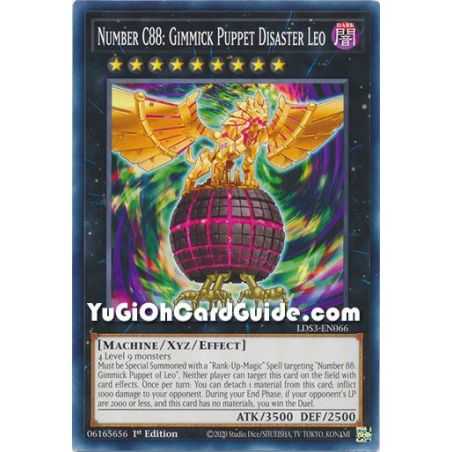 Number C88: Gimmick Puppet Disaster Leo (Common) – Legendary Duelists Season 3 | Carta YUGIOH en México