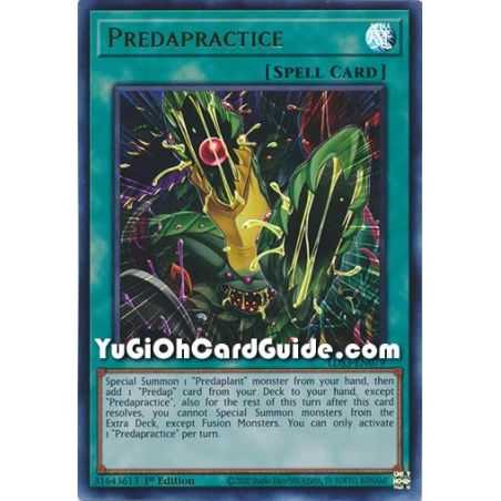 Predapractice (Ultra Rare) – Legendary Duelists Season 3 | Carta YUGIOH en México