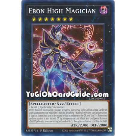 Ebon High Magician (Common) – Legendary Duelists Season 3 | Carta YUGIOH en México