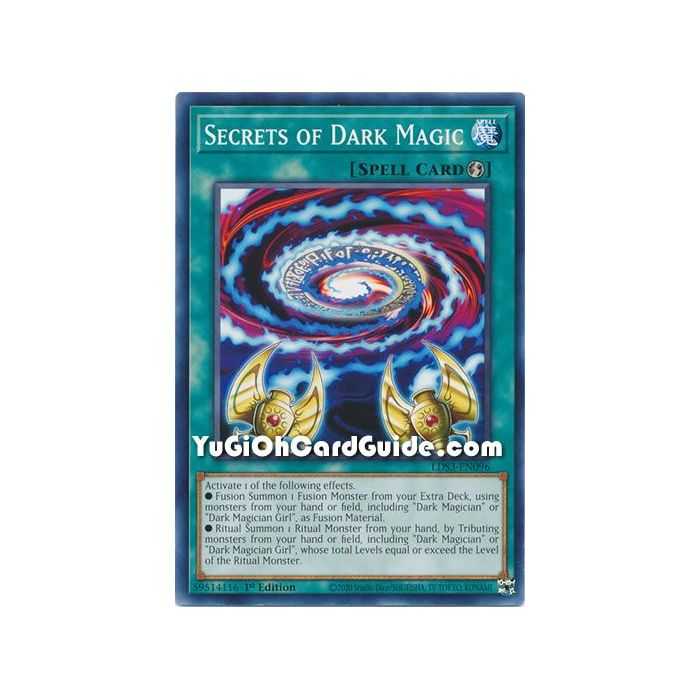 Secrets of Dark Magic (Common) – Legendary Duelists Season 3 | Carta YUGIOH en México