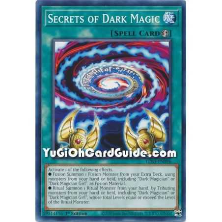 Secrets of Dark Magic (Common) – Legendary Duelists Season 3 | Carta YUGIOH en México
