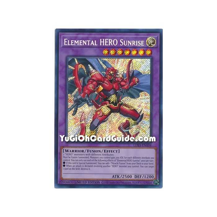 Elemental HERO Sunrise (Secret Rare) – Legendary Duelists Season 3 | Carta YUGIOH en México