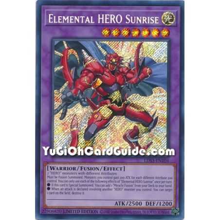 Elemental HERO Sunrise (Secret Rare) – Legendary Duelists Season 3 | Carta YUGIOH en México
