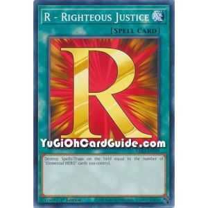 R - Righteous Justice (Common) – Legendary Duelists Season 3 | Carta YUGIOH en México
