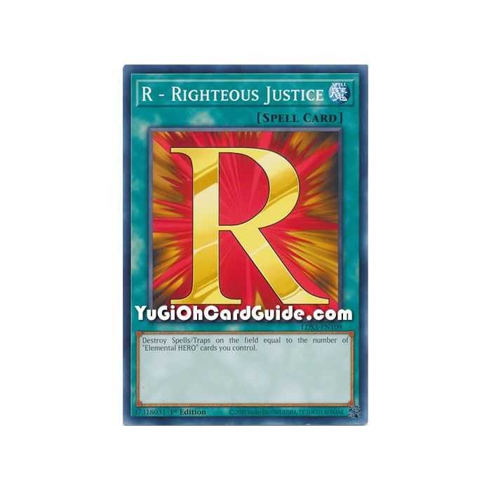 R - Righteous Justice (Common) – Legendary Duelists Season 3 | Carta YUGIOH en México