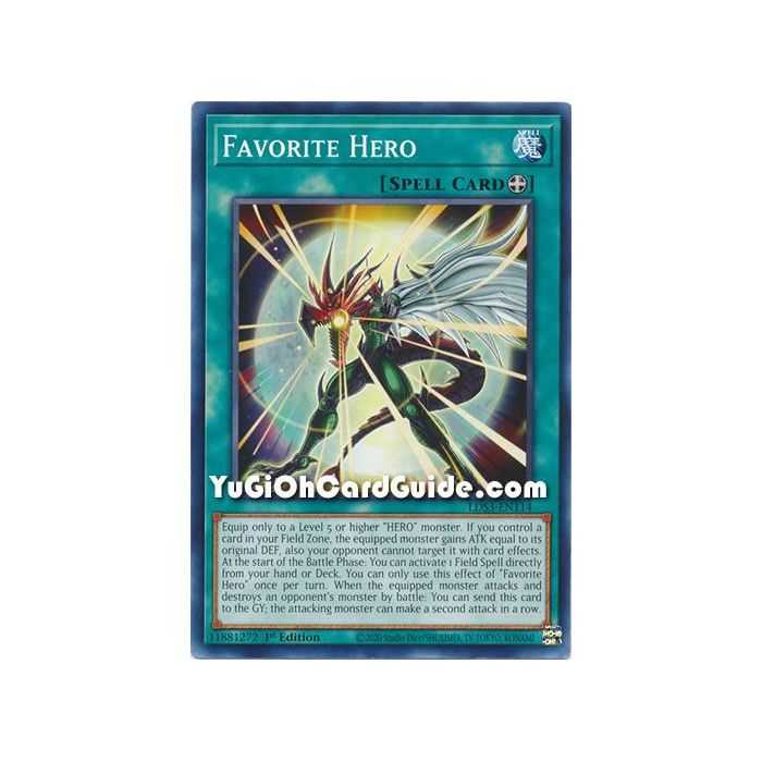 Favorite Hero (Common) – Legendary Duelists Season 3 | Carta YUGIOH en México