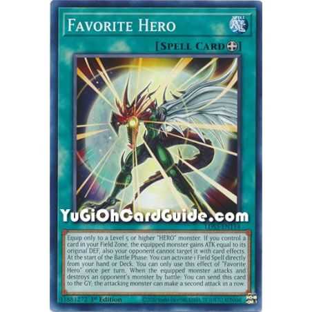 Favorite Hero (Common) – Legendary Duelists Season 3 | Carta YUGIOH en México