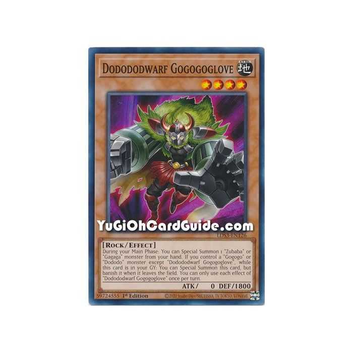 Dodododwarf Gogogoglove (Common) – Legendary Duelists Season 3 | Carta YUGIOH en México