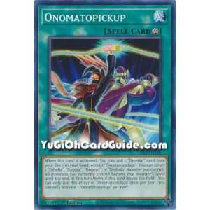 Onomatopickup (Common) – Legendary Duelists Season 3 | Carta YUGIOH en México