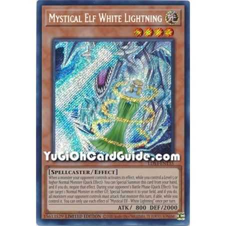 Mystical Elf - White Lightning (Secret Rare) – Legendary Duelists Season 3 | Carta YUGIOH en México