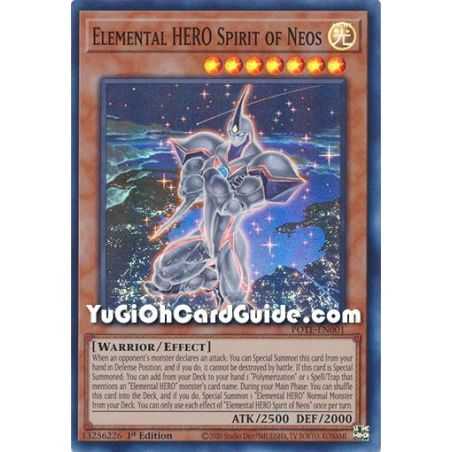 Elemental HERO Spirit of Neos (Super Rare) – Power of the Elements | Carta YUGIOH en México