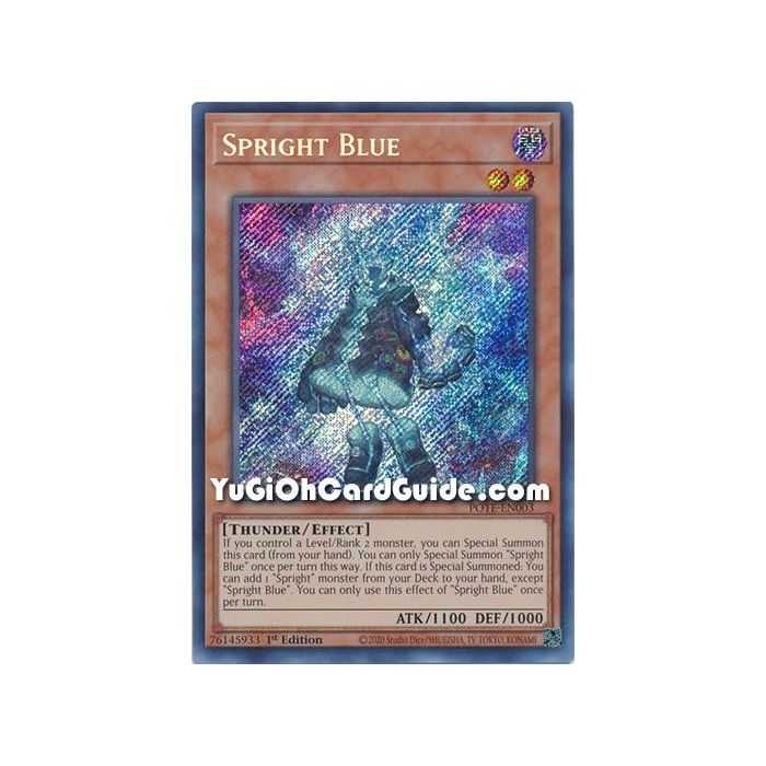 Spright Blue (Secret Rare) – Power of the Elements | Carta YUGIOH en México