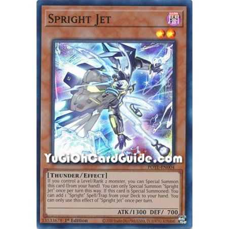 Spright Jet (Super Rare) – Power of the Elements | Carta YUGIOH en México