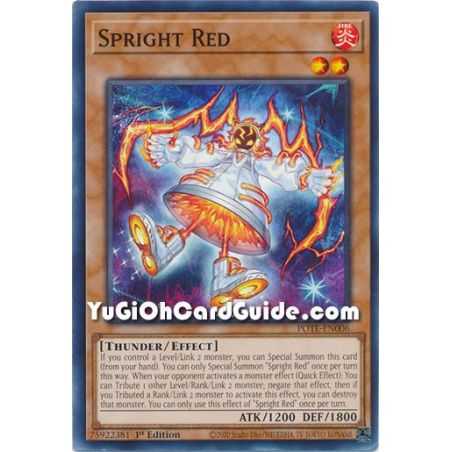 Spright Red (Common) – Power of the Elements | Carta YUGIOH en México
