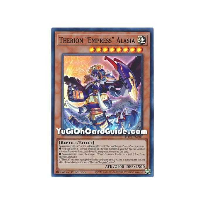 Therion "Empress" Alasia (Super Rare) – Power of the Elements | Carta YUGIOH en México