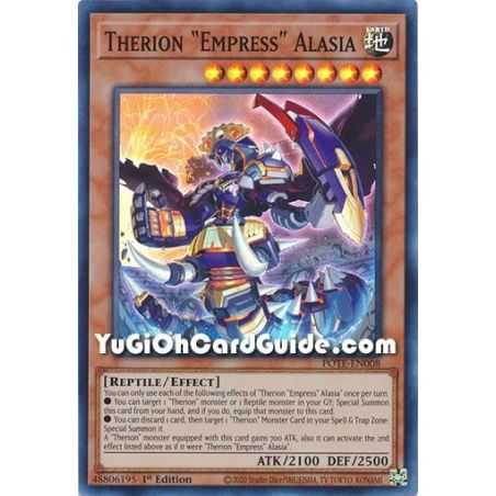 Therion "Empress" Alasia (Super Rare) – Power of the Elements | Carta YUGIOH en México