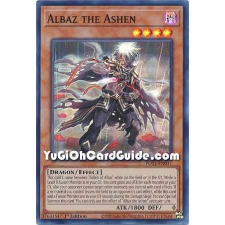 Albaz the Ashen (Super Rare) – Power of the Elements | Carta YUGIOH en México