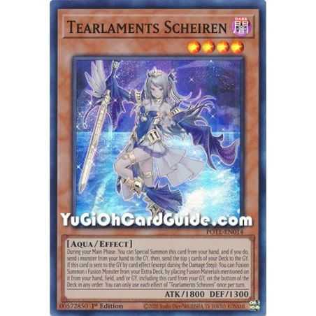 Tearlaments Scheiren (Super Rare) – Power of the Elements | Carta YUGIOH en México