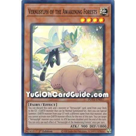 Vernusylph of the Awakening Forests (Super Rare) – Power of the Elements | Carta YUGIOH en México