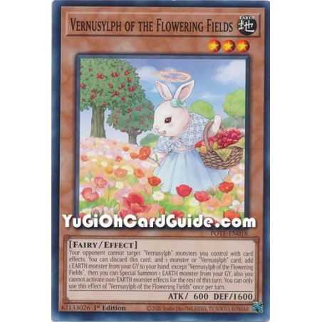 Vernusylph of the Flowering Fields (Common) – Power of the Elements | Carta YUGIOH en México