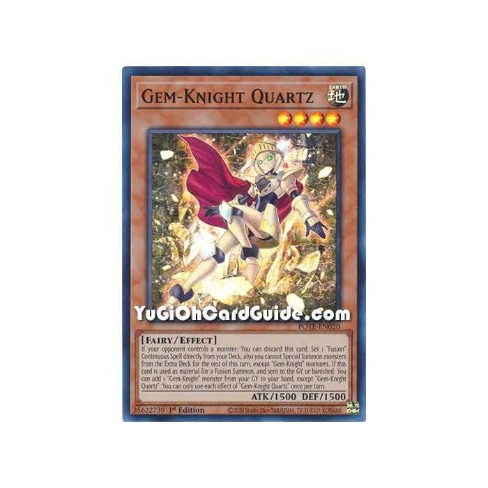Gem-Knight Quartz (Super Rare) – Power of the Elements | Carta YUGIOH en México