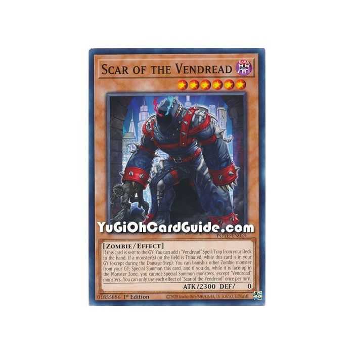 Scar of the Vendread (Common) – Power of the Elements | Carta YUGIOH en México