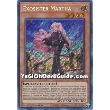 Exosister Martha (Secret Rare) – Power of the Elements | Carta YUGIOH en México