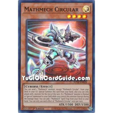 Mathmech Circular (Super Rare) – Power of the Elements | Carta YUGIOH en México