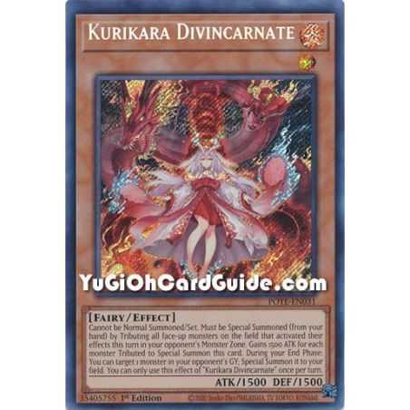 Kurikara Divincarnate (Secret Rare) – Power of the Elements | Carta YUGIOH en México