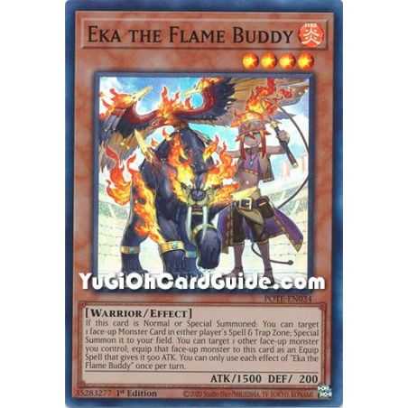 Eka the Flame Buddy (Super Rare) – Power of the Elements | Carta YUGIOH en México