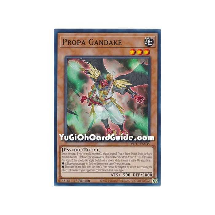 Propa Gandake (Common) – Power of the Elements | Carta YUGIOH en México