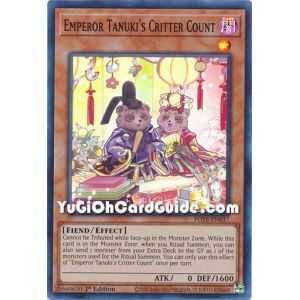 Emperor Tanuki's Critter (Super Rare) – Power of the Elements | Carta YUGIOH en México