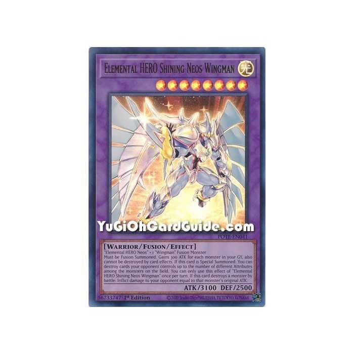 Elemental HERO Shining Neos Wingman (Ultra Rare) – Power of the Elements | Carta YUGIOH en México
