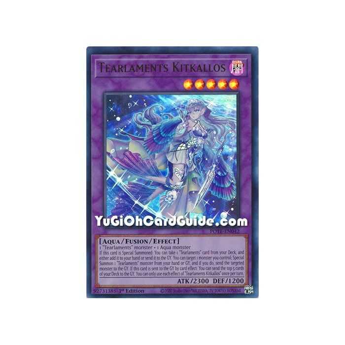 Tearlaments Kitkallos (Ultra Rare) – Power of the Elements | Carta YUGIOH en México