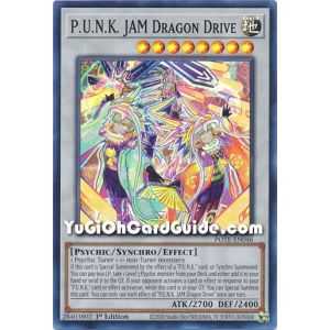P.U.N.K. Jam Dragon Drive (Super Rare) – Power of the Elements | Carta YUGIOH en México