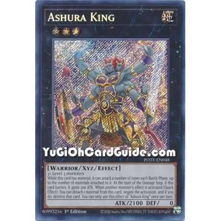 Ashura King (Secret Rare) – Power of the Elements | Carta YUGIOH en México