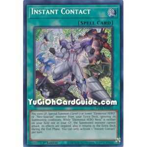 Instant Contact (Secret Rare) – Power of the Elements | Carta YUGIOH en México