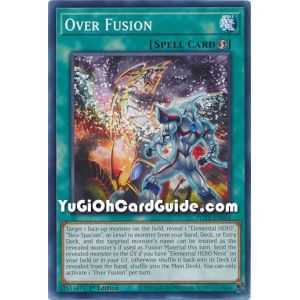 Over Fusion (Common) – Power of the Elements | Carta YUGIOH en México